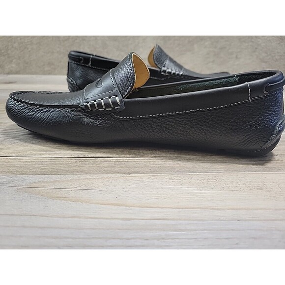 GH Bass Monte Mens Penny Loafer Black 8.5 Drivers Leather EXCELLENT - Picture 11 of 16